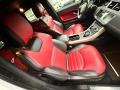 Ebony/Pimento Front Seat Photo for 2017 Land Rover Range Rover Evoque #145502281