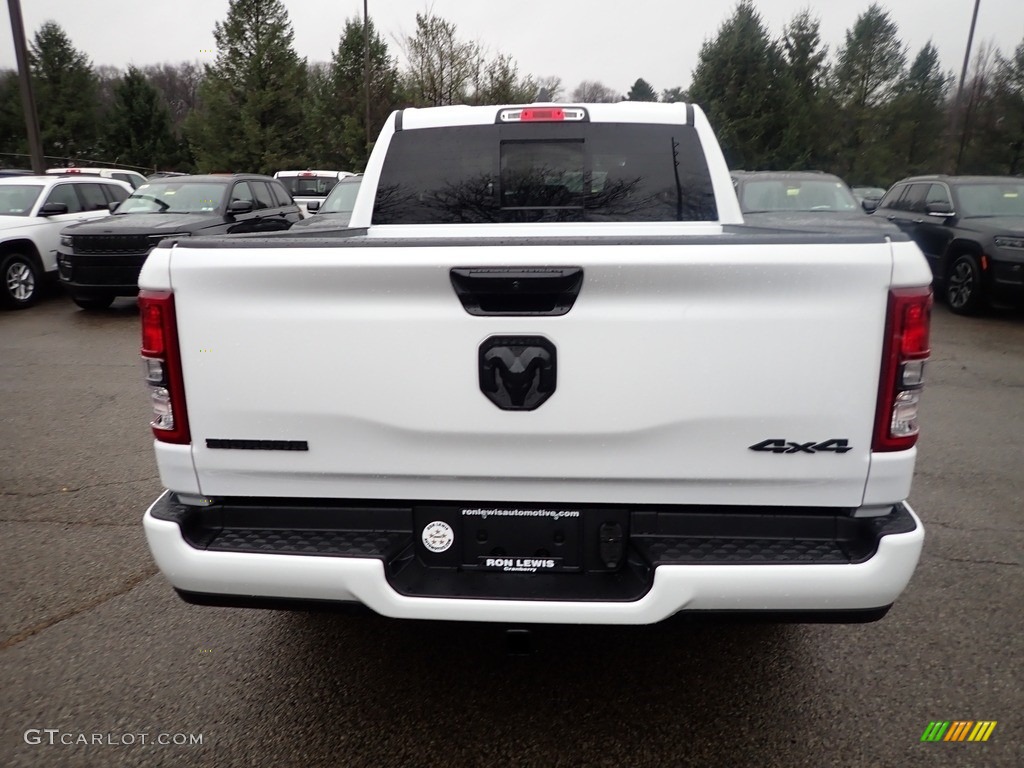 Bright White 2023 Ram 1500 Big Horn Night Edition Crew Cab 4x4 Exterior Photo #145502545