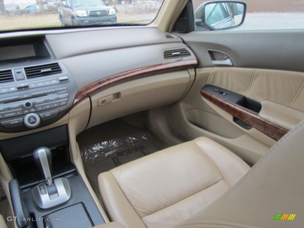 2009 Accord EX-L V6 Sedan - Bold Beige Metallic / Ivory photo #14