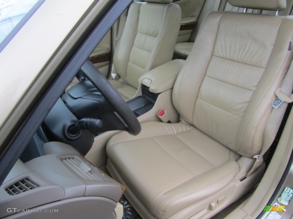 2009 Accord EX-L V6 Sedan - Bold Beige Metallic / Ivory photo #17