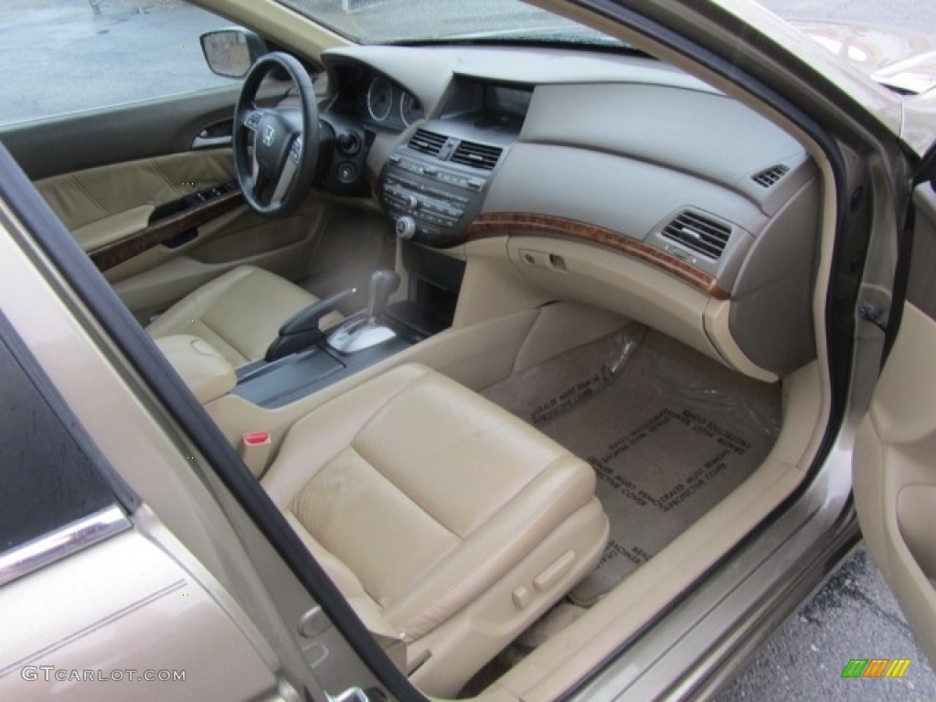 2009 Accord EX-L V6 Sedan - Bold Beige Metallic / Ivory photo #20