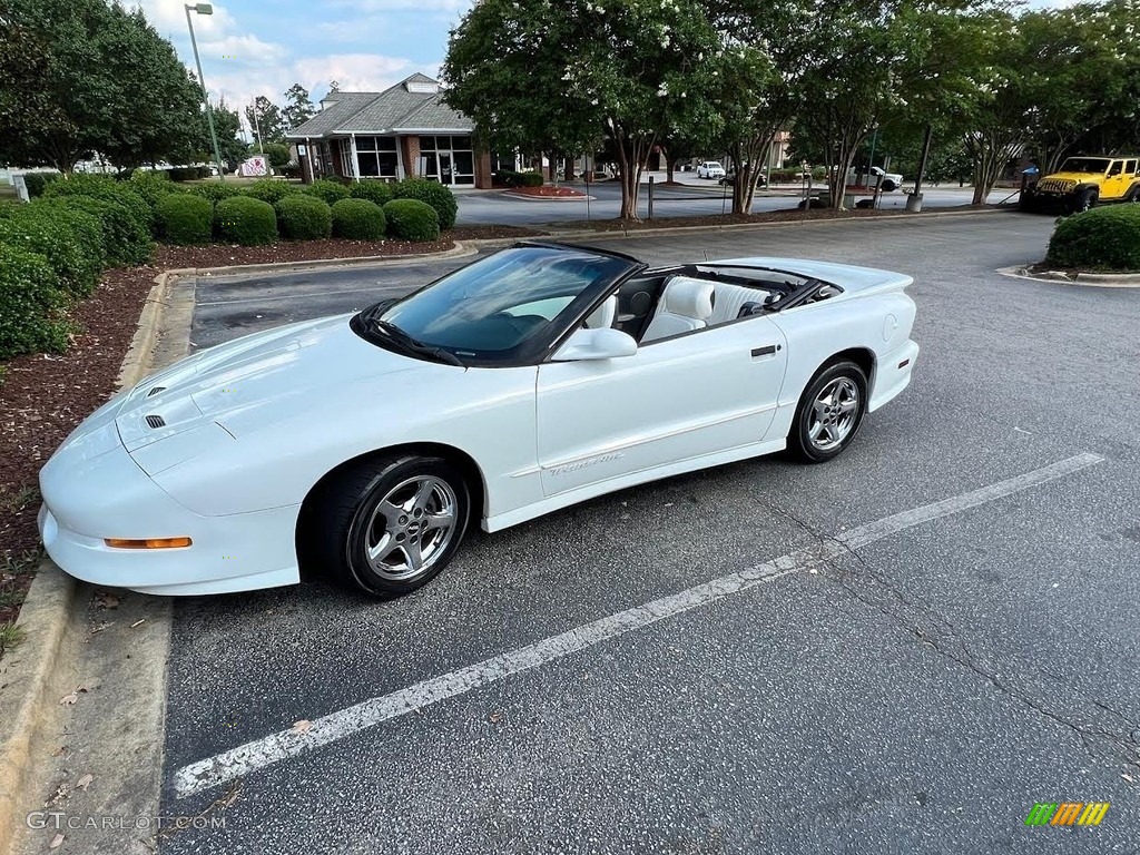 Bright White Pontiac Firebird