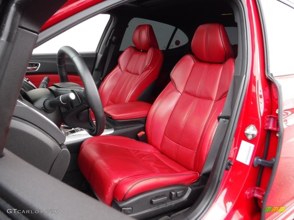 2019 TLX V6 SH-AWD A-Spec Sedan - San Marino Red / Red photo #12