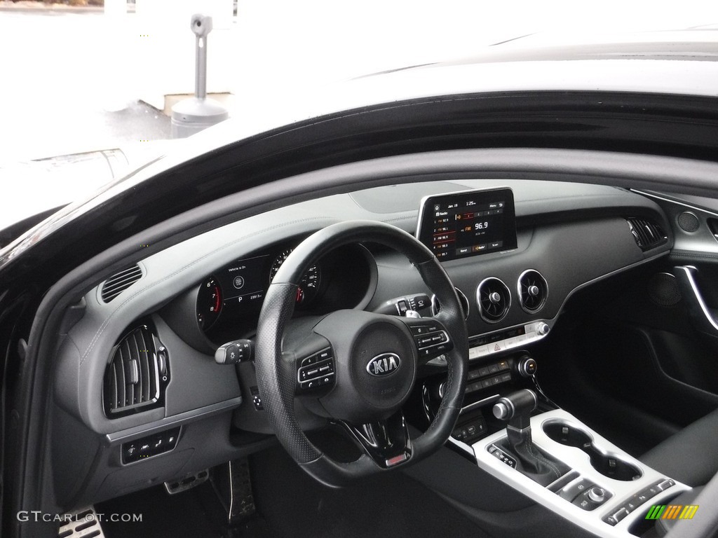 2020 Kia Stinger GT1 AWD Black Dashboard Photo #145504891