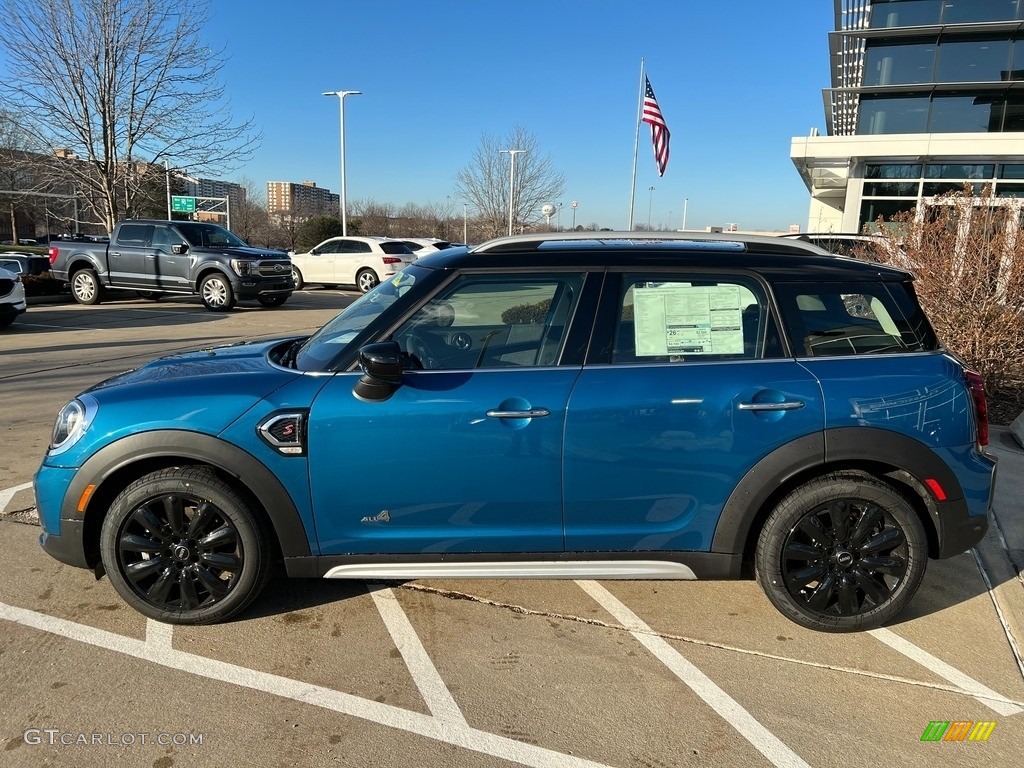 Island Blue Metallic 2023 Mini Countryman Cooper S All4 Exterior Photo #145504954