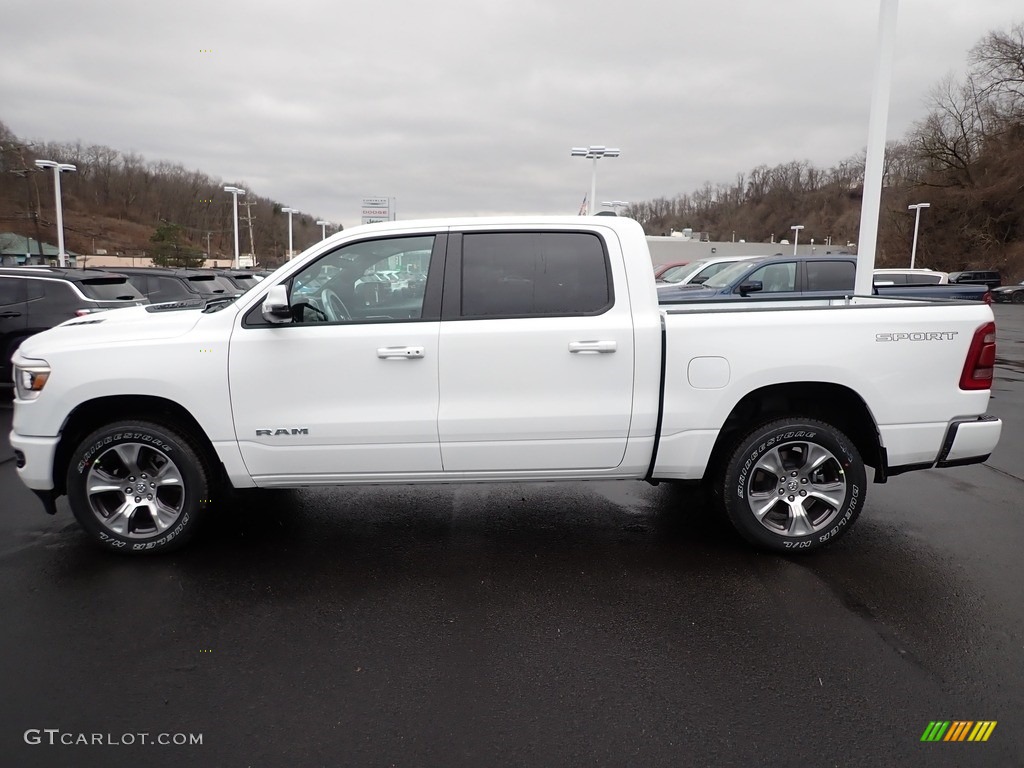 Bright White 2023 Ram 1500 Laramie Crew Cab 4x4 Exterior Photo #145505542