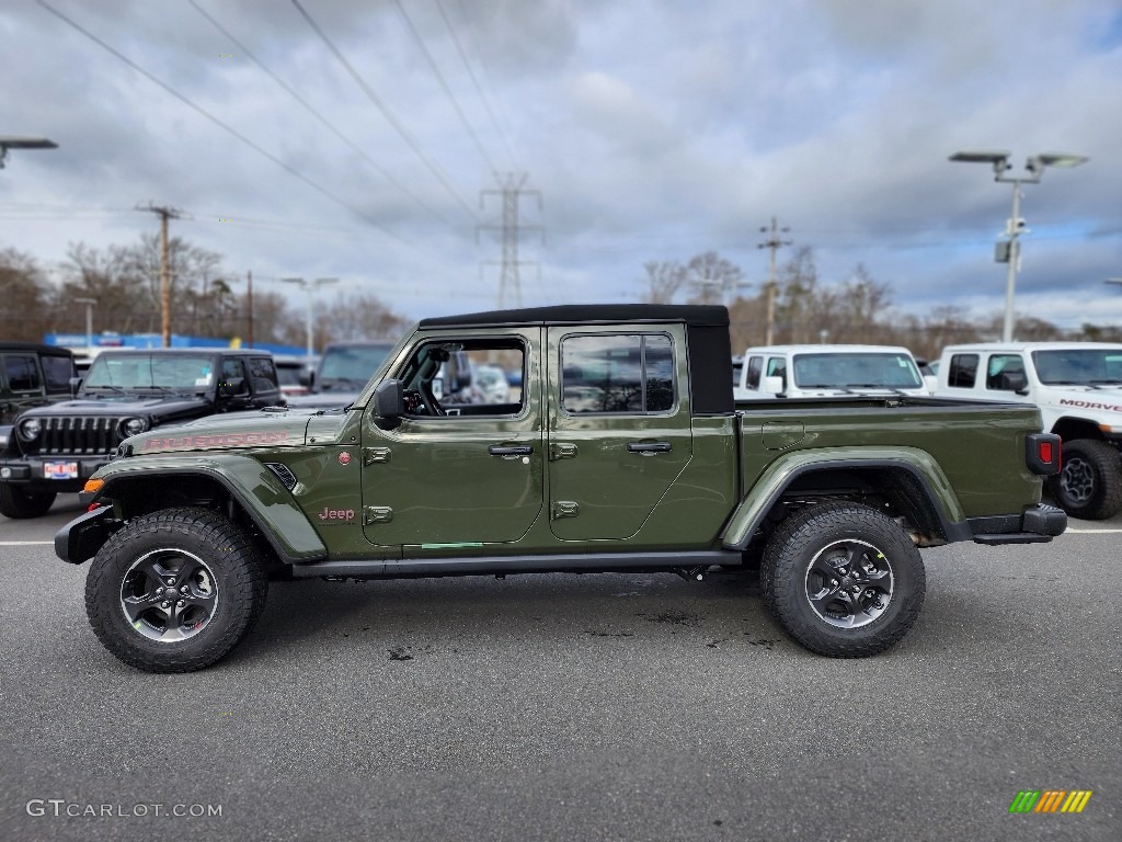 Sarge Green 2023 Jeep Gladiator Rubicon 4x4 Exterior Photo #145505570