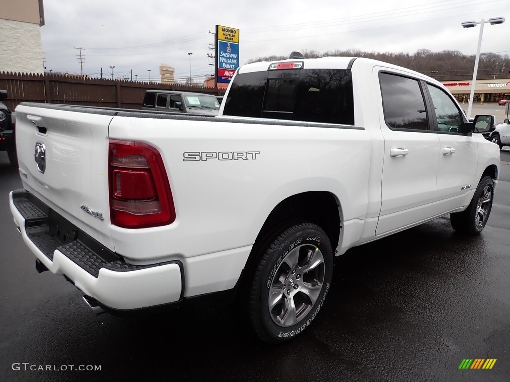 Bright White 2023 Ram 1500 Laramie Crew Cab 4x4 Exterior Photo #145505649