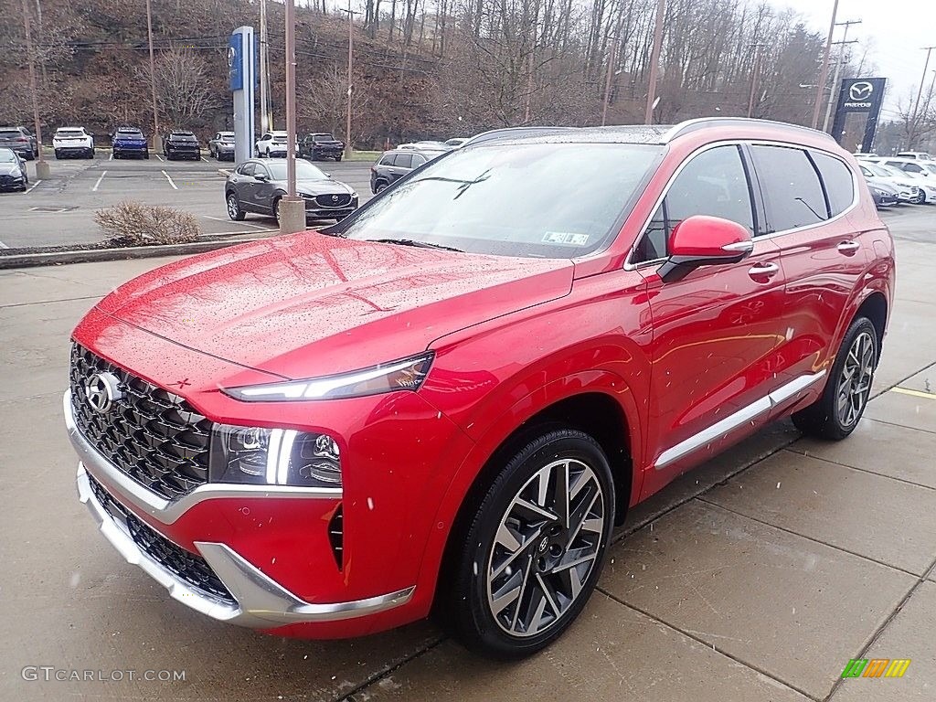 Calypso Red 2023 Hyundai Santa Fe Calligraphy AWD Exterior Photo #145506081