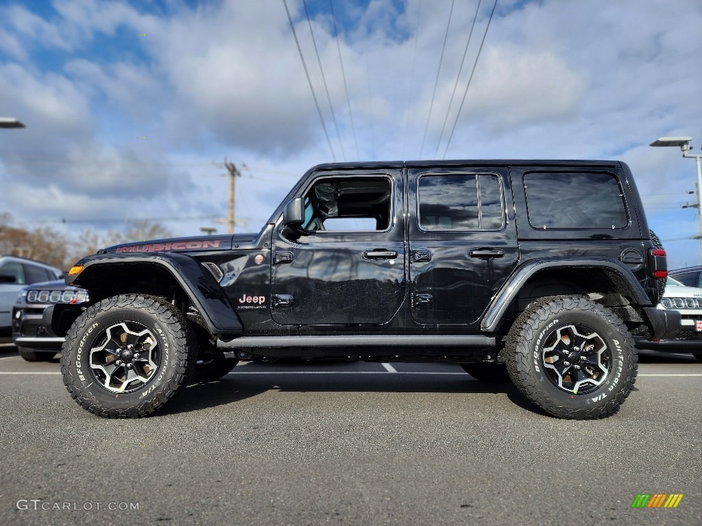 Black 2023 Jeep Wrangler Unlimited Rubicon 4x4 Exterior Photo #145506096
