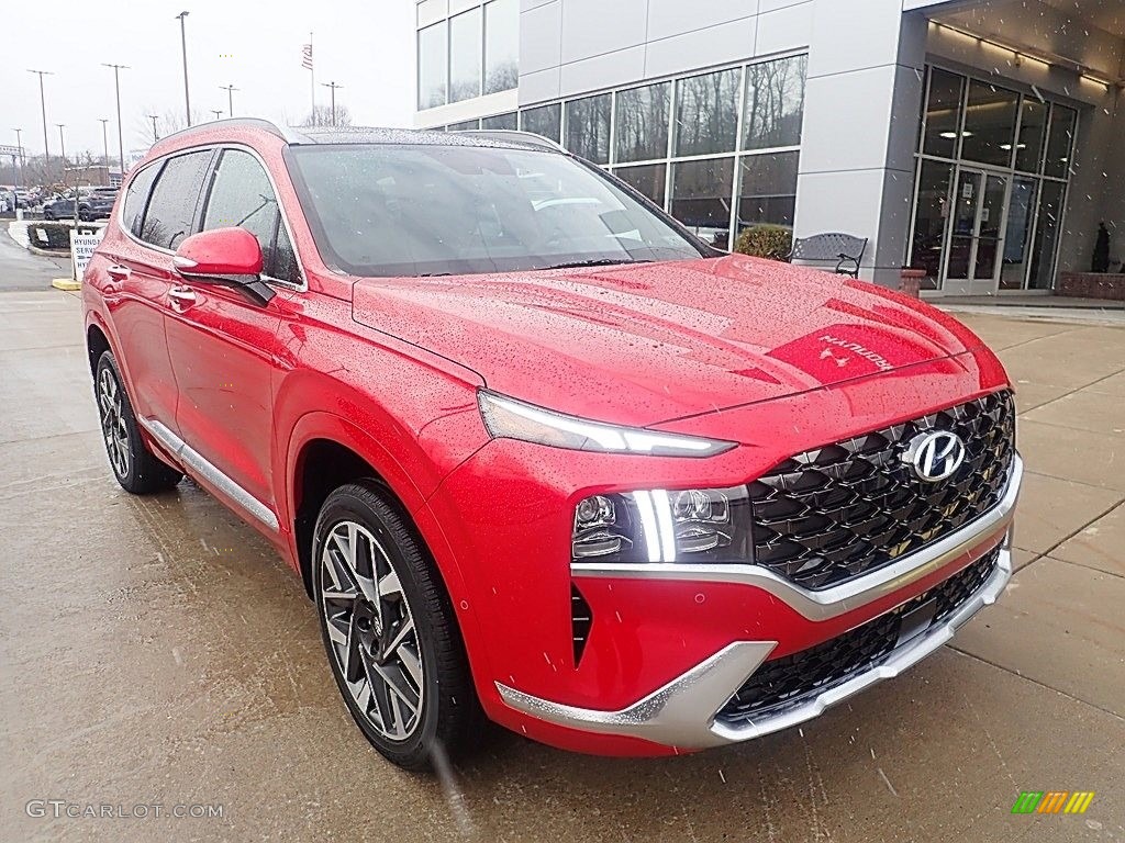 Calypso Red 2023 Hyundai Santa Fe Calligraphy AWD Exterior Photo #145506135