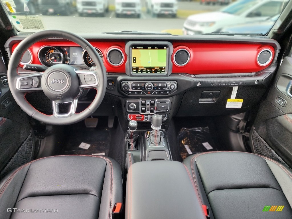 2023 Jeep Wrangler Unlimited Rubicon 4x4 Black Dashboard Photo #145506258