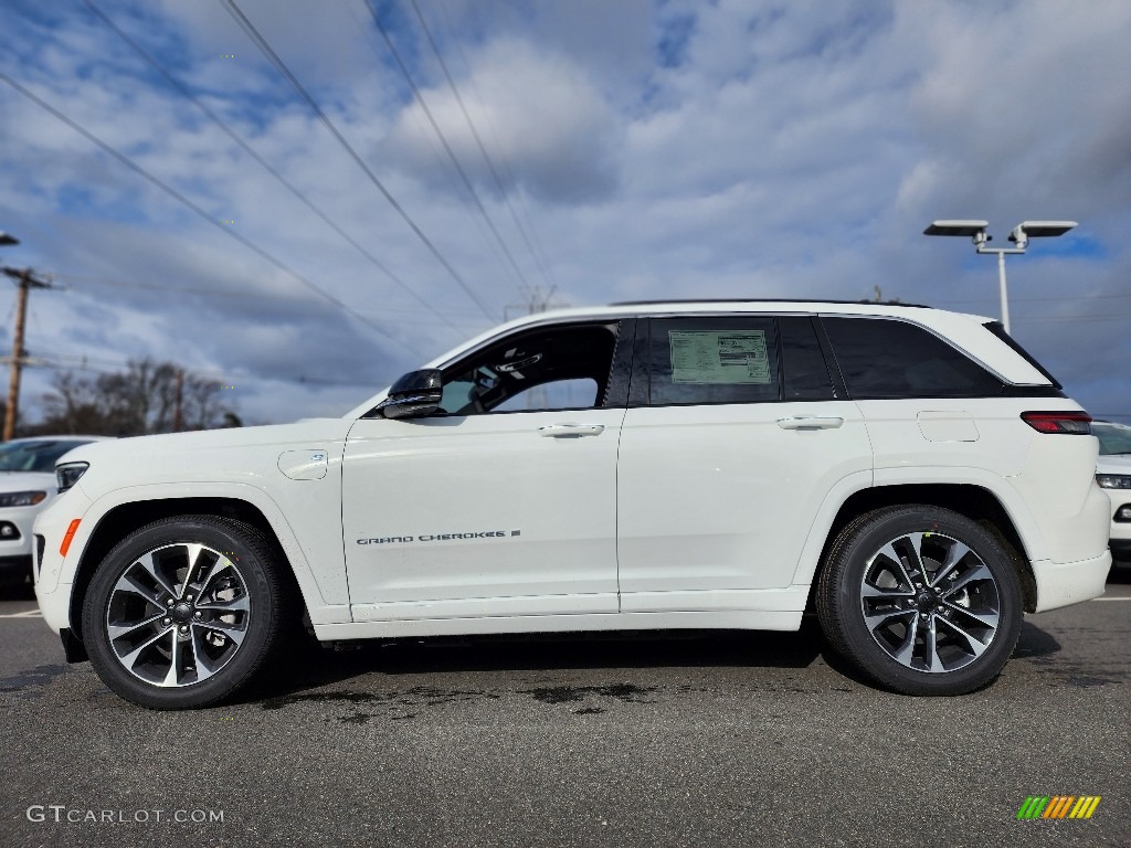 Bright White 2023 Jeep Grand Cherokee Overland 4XE Exterior Photo #145506441