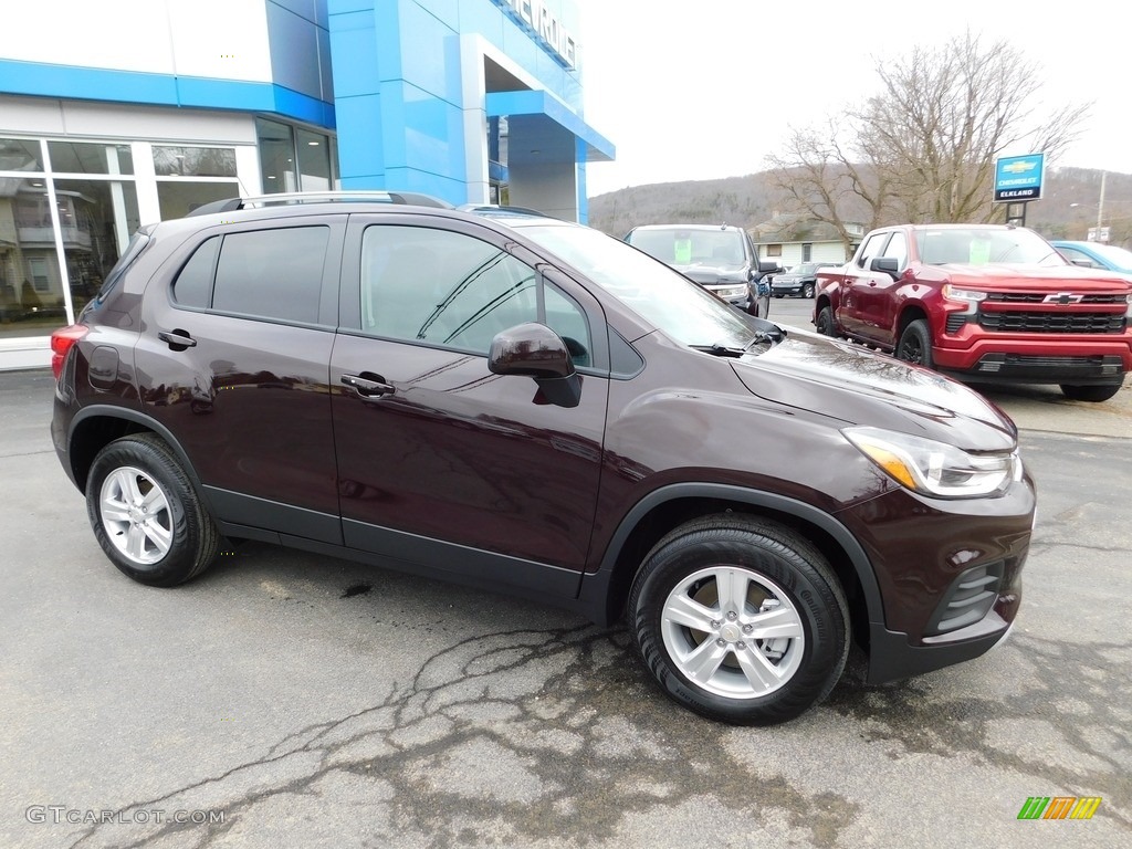 Black Cherry Metallic 2022 Chevrolet Trax LT AWD Exterior Photo #145506579
