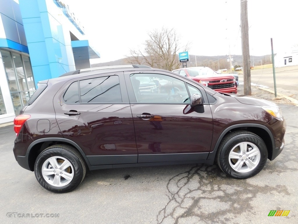 Black Cherry Metallic 2022 Chevrolet Trax LT AWD Exterior Photo #145506603