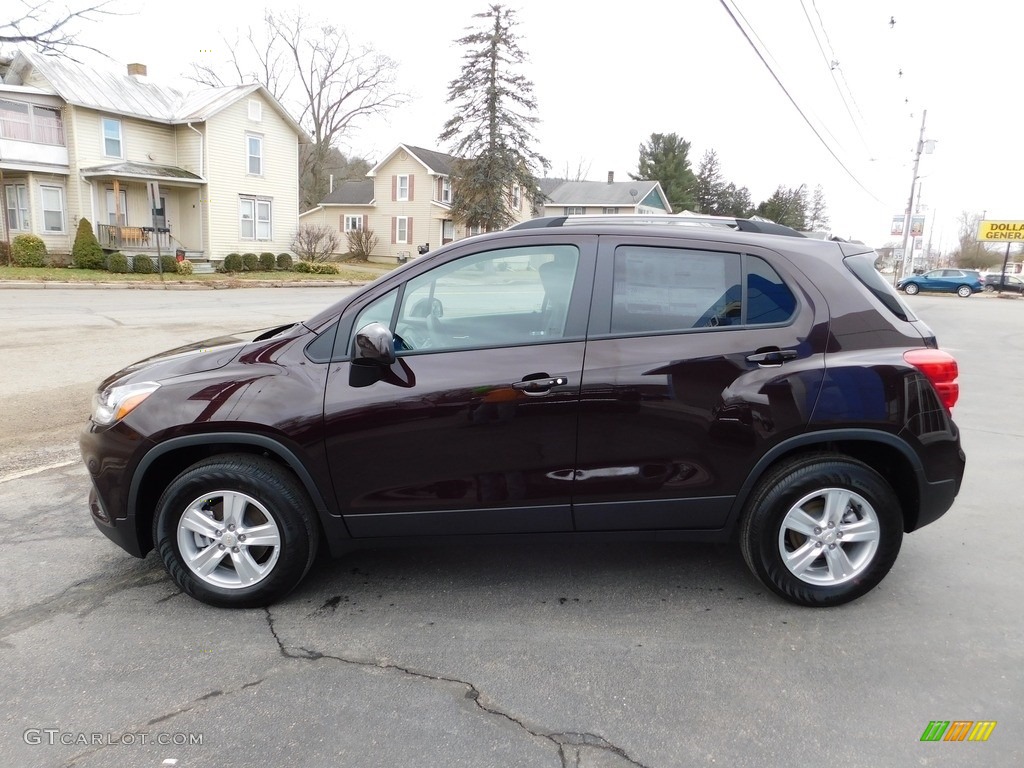 2022 Trax LT AWD - Black Cherry Metallic / Jet Black photo #10