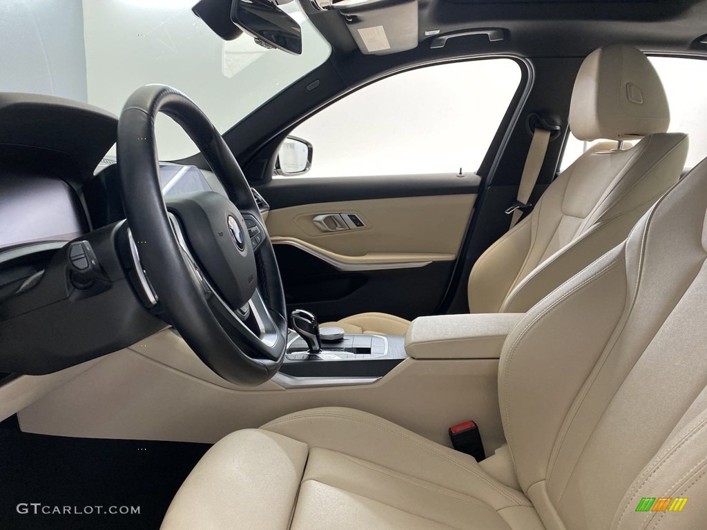 2021 3 Series 330i xDrive Sedan - Alpine White / Canberra Beige photo #16