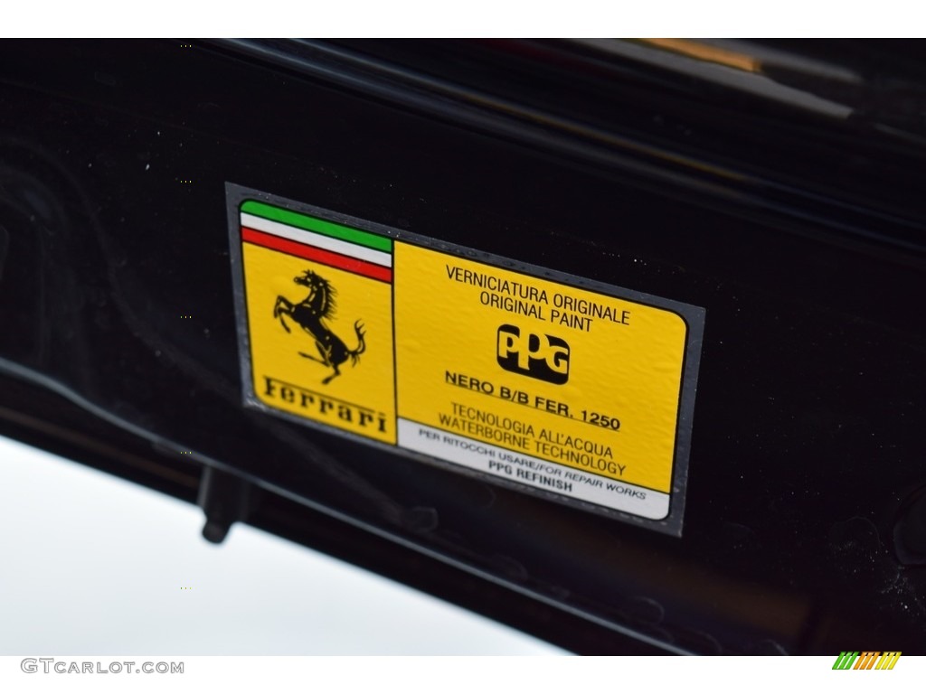 2017 GTC4Lusso Color Code Nero DS 1250 for Nero DS 1250 Photo #145506852