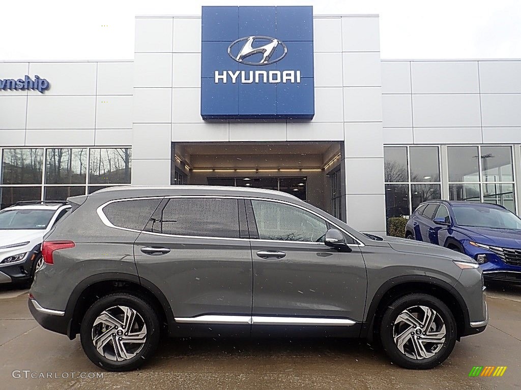 Hampton Gray 2023 Hyundai Santa Fe SEL AWD Exterior Photo #145506858