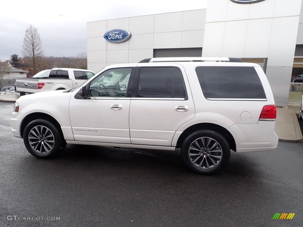 White Platinum Metallic 2016 Lincoln Navigator Select 4x4 Exterior Photo #145506933