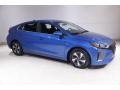 2018 Electric Blue Metallic Hyundai Ioniq Hybrid SEL  photo #1