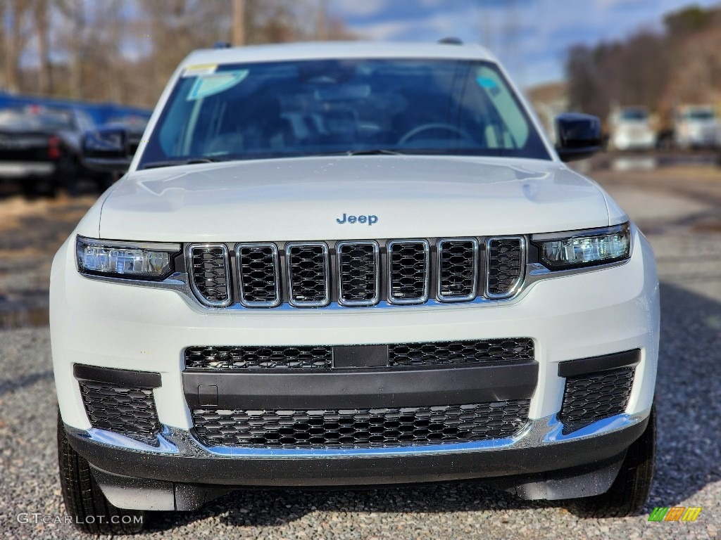 Bright White 2023 Jeep Grand Cherokee L Laredo Exterior Photo #145507098
