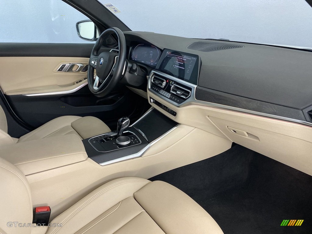 2021 3 Series 330i xDrive Sedan - Alpine White / Canberra Beige photo #32