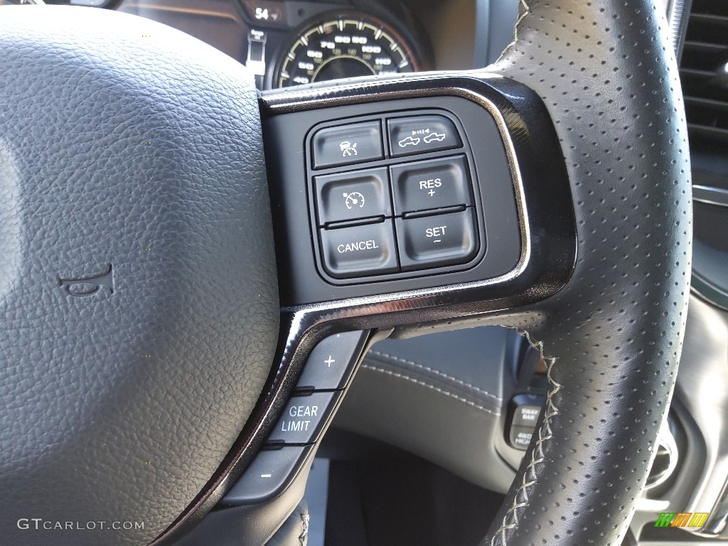 2022 Ram 2500 Power Wagon Crew Cab 4x4 Black Steering Wheel Photo #145507257