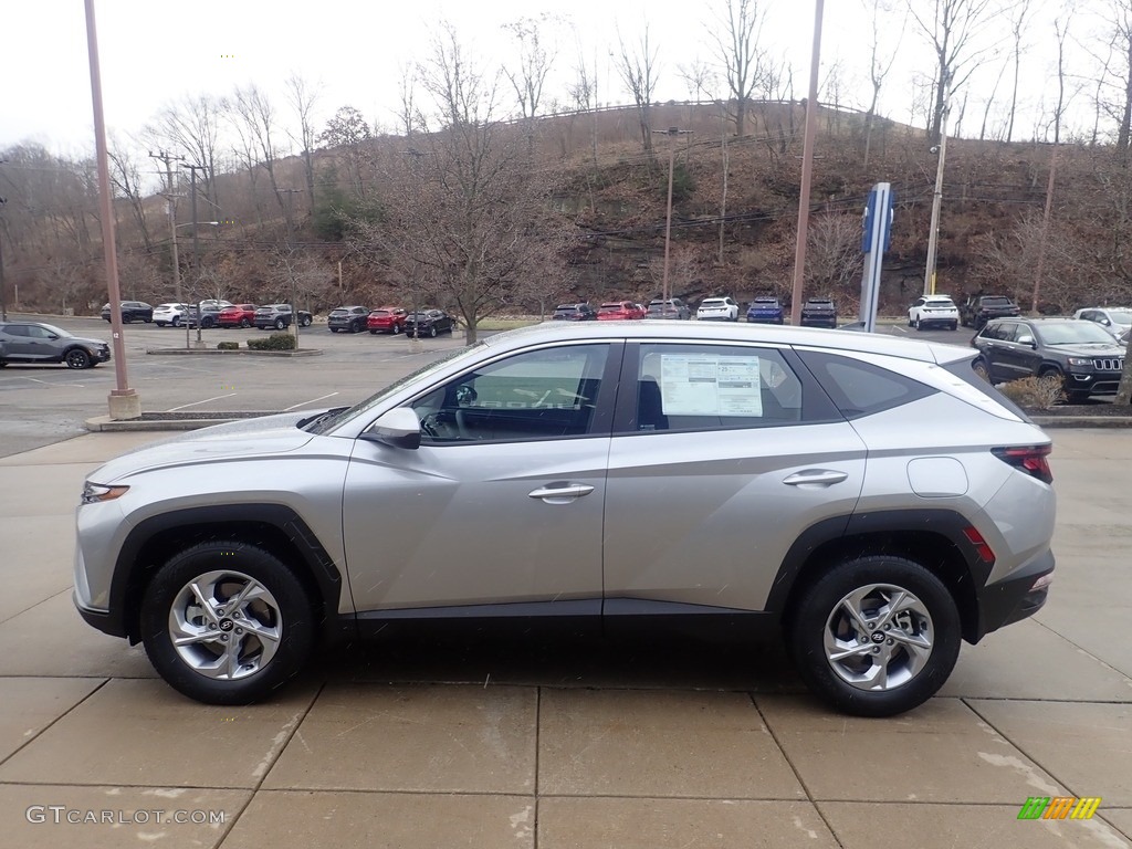Shimmering Silver 2023 Hyundai Tucson SE AWD Exterior Photo #145507428