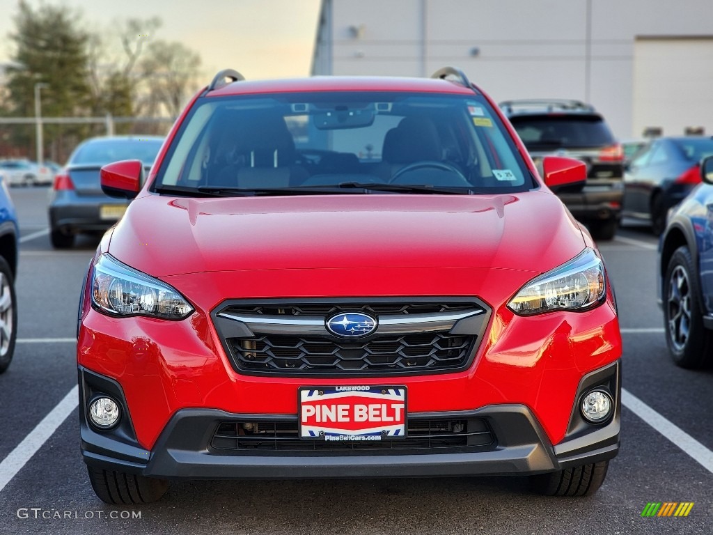 2020 Crosstrek 2.0 Premium - Pure Red / Black photo #2