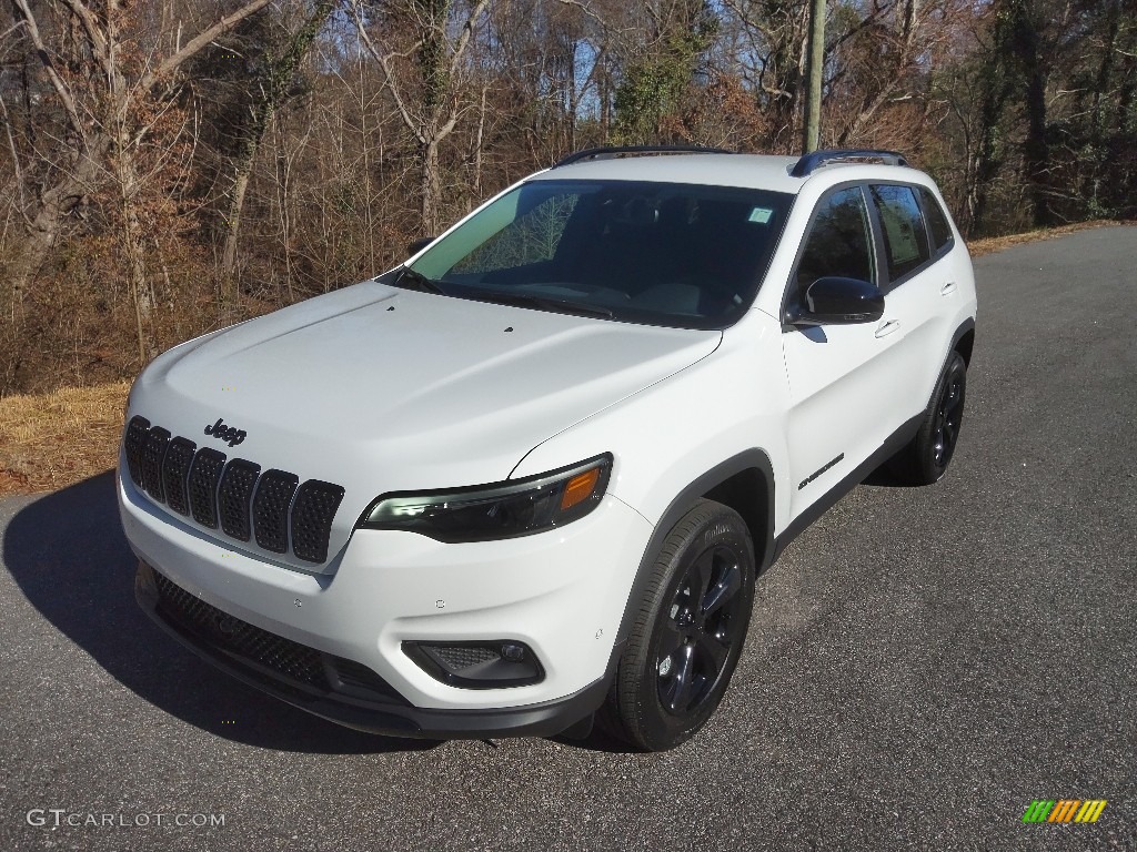 Bright White 2023 Jeep Cherokee Altitude Lux 4x4 Exterior Photo #145507698
