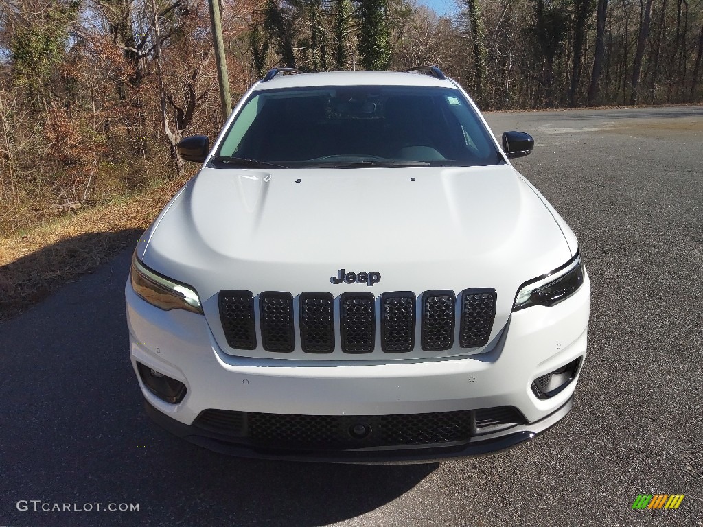Bright White 2023 Jeep Cherokee Altitude Lux 4x4 Exterior Photo #145507734