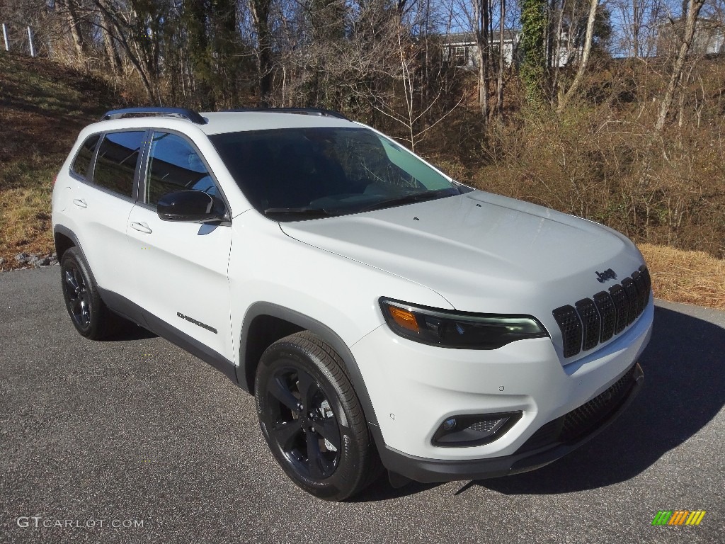 Bright White 2023 Jeep Cherokee Altitude Lux 4x4 Exterior Photo #145507764