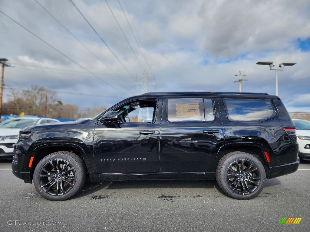 Diamond Black Crystal Pearl 2023 Jeep Grand Wagoneer Obsidian 4x4 Exterior Photo #145507809