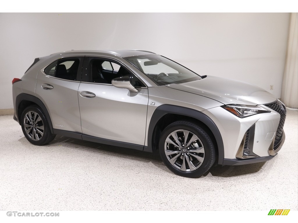 Atomic Silver 2021 Lexus UX 250h F Sport AWD Exterior Photo #145507959