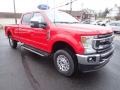 2022 Race Red Ford F250 Super Duty XLT Crew Cab 4x4  photo #7