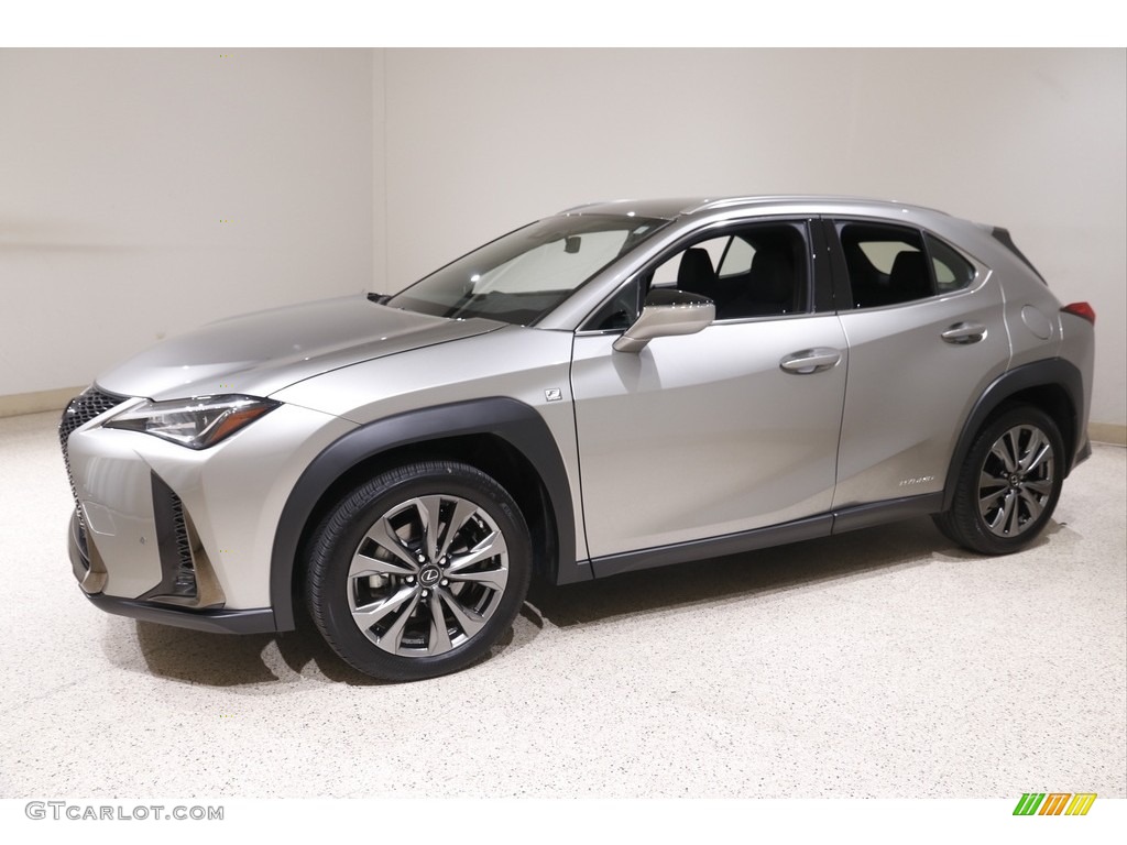 2021 UX 250h F Sport AWD - Atomic Silver / Black photo #3