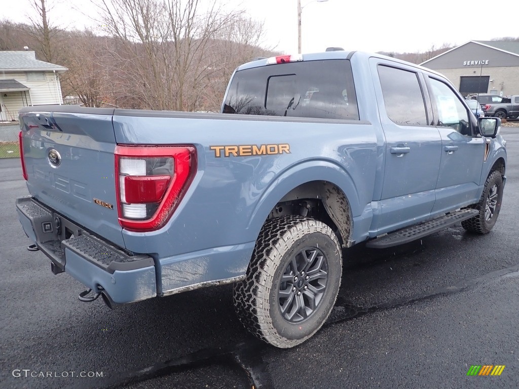 Azure Gray Metallic Tri-Coat 2023 Ford F150 Tremor SuperCrew 4x4 Exterior Photo #145508397