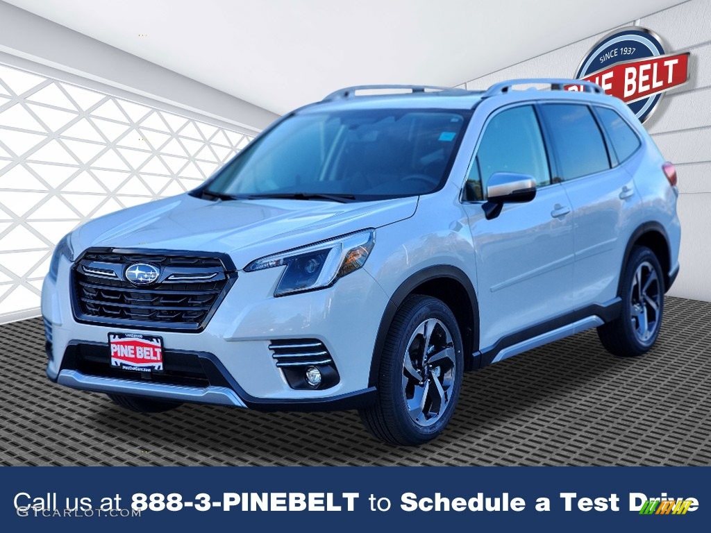 2023 Forester Touring - Crystal White Pearl / Black photo #1