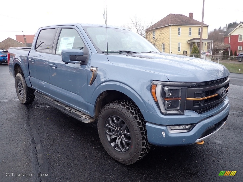Azure Gray Metallic Tri-Coat 2023 Ford F150 Tremor SuperCrew 4x4 Exterior Photo #145508445