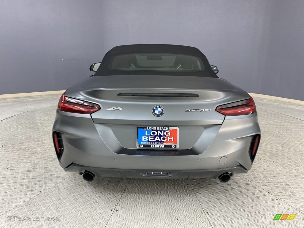 2019 Z4 sDrive30i - Frozen Grey II Metallic / Magma Red photo #4