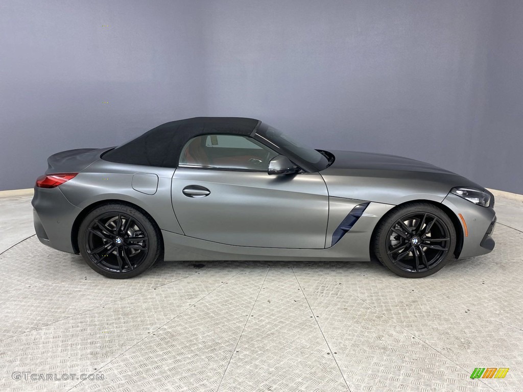 2019 Z4 sDrive30i - Frozen Grey II Metallic / Magma Red photo #5