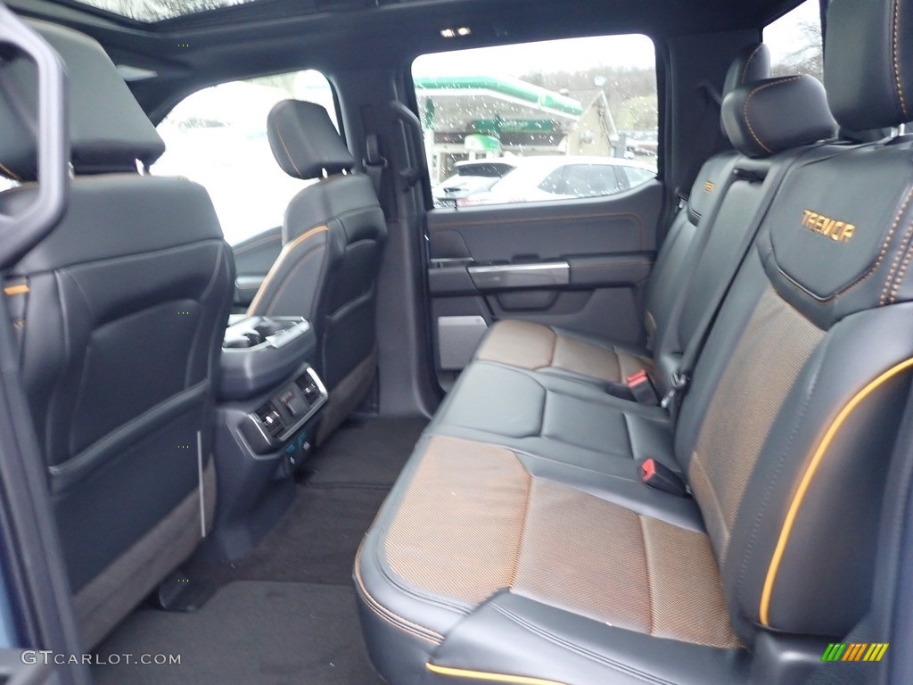 Black/Bronze Interior 2023 Ford F150 Tremor SuperCrew 4x4 Photo #145508553
