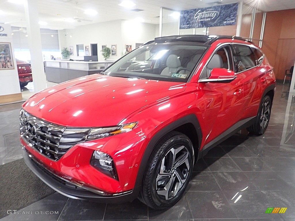 2023 Tucson Limited AWD - Calypso Red Pearl / Gray photo #6