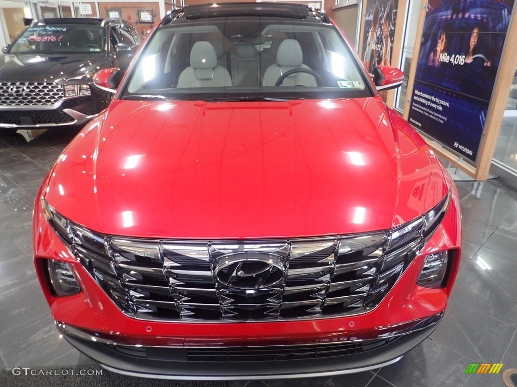 2023 Tucson Limited AWD - Calypso Red Pearl / Gray photo #7