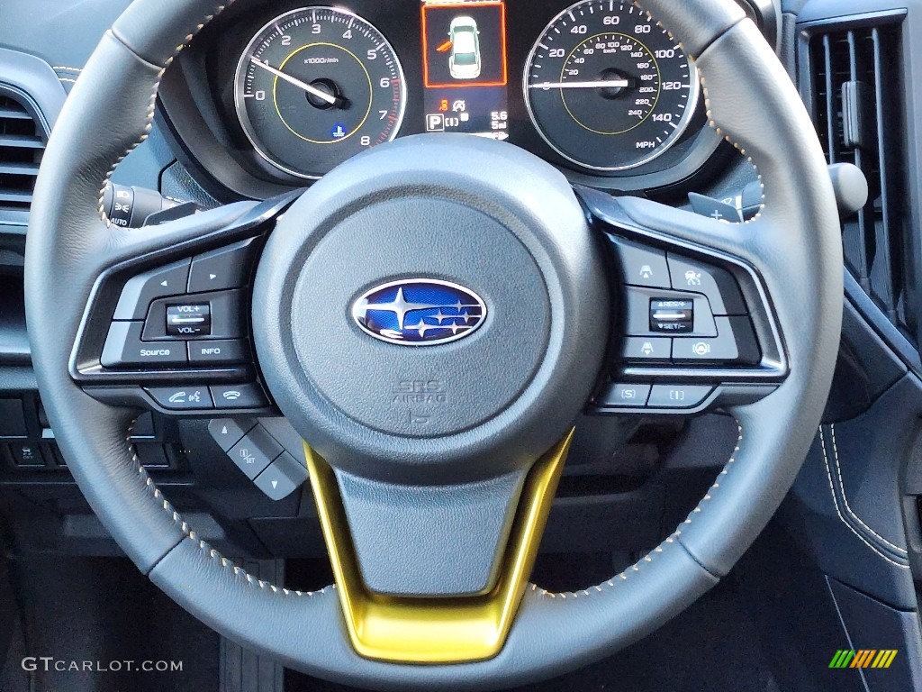 2023 Subaru Crosstrek Sport Black Steering Wheel Photo #145509017