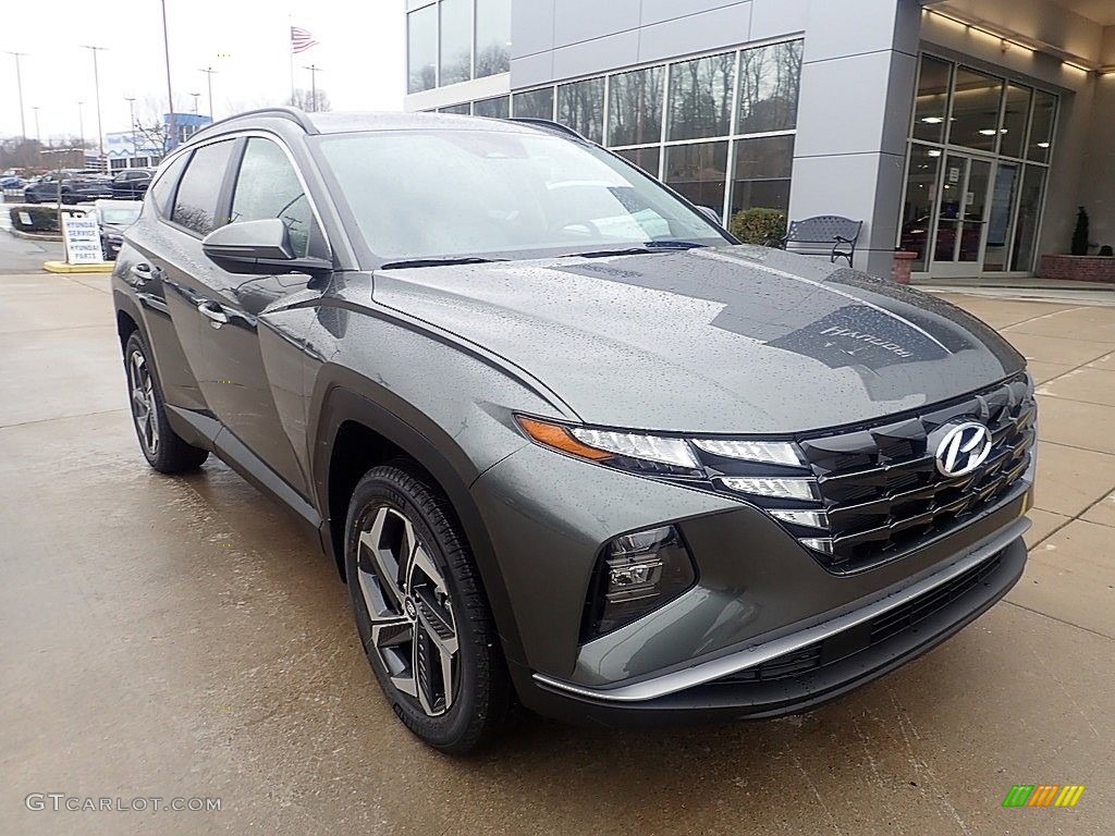Amazon Gray 2023 Hyundai Tucson SEL AWD Exterior Photo #145509669