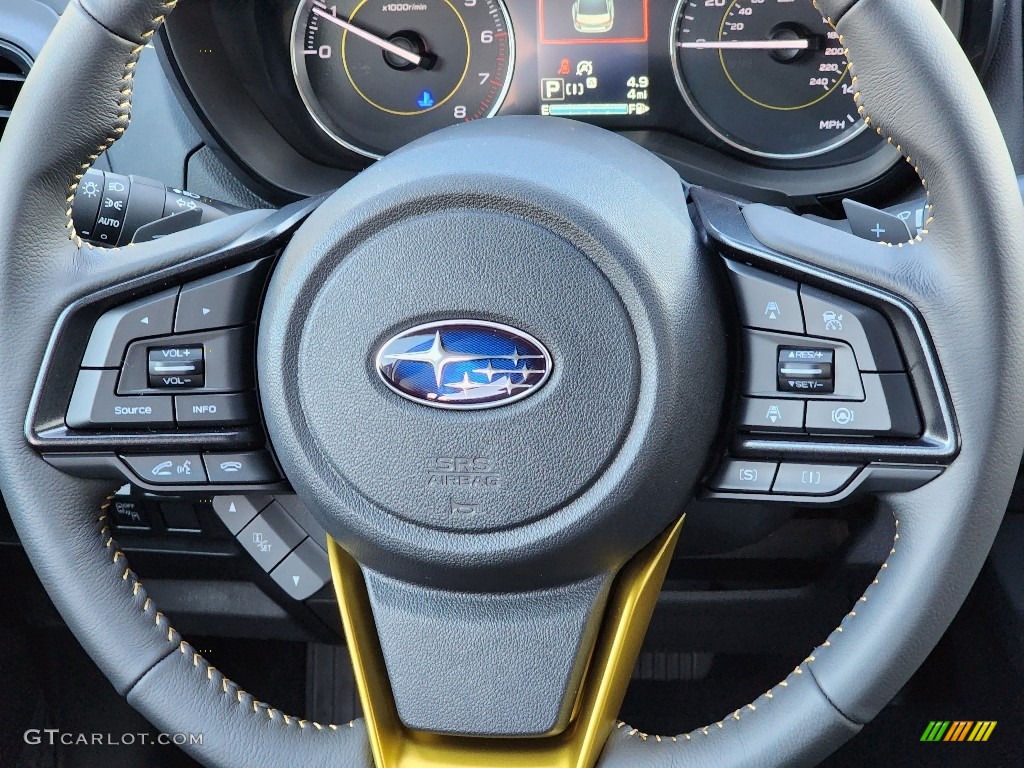 2023 Subaru Crosstrek Sport Black Steering Wheel Photo #145509711