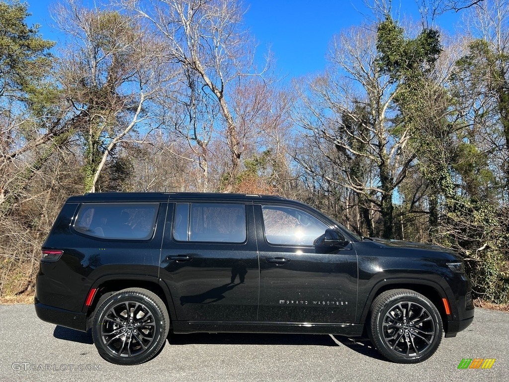 Diamond Black Crystal Pearl 2023 Jeep Grand Wagoneer Obsidian 4x4 Exterior Photo #145509729