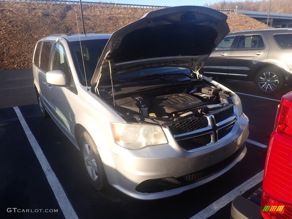 2012 Grand Caravan SXT - Bright Silver Metallic / Black/Light Graystone photo #4